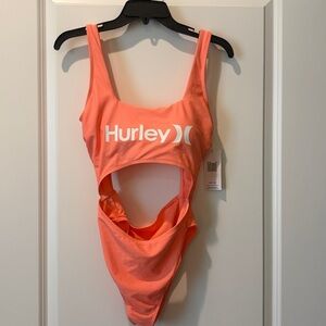 NWT Hurley Cut-Out One Piece Monokini Swimsuit
